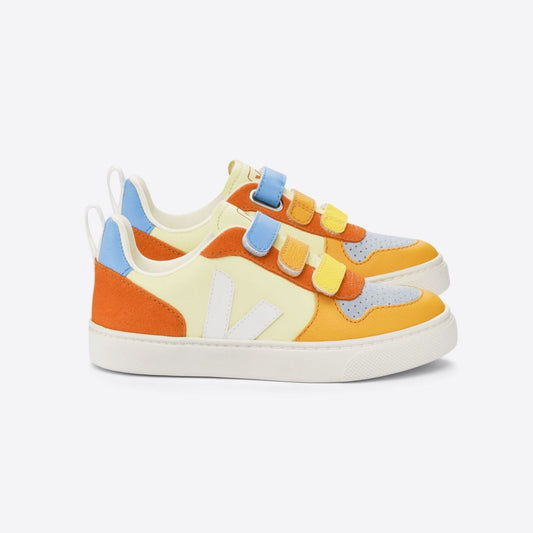 Veja Unisex Kid's V-10 Leather Multico Sun