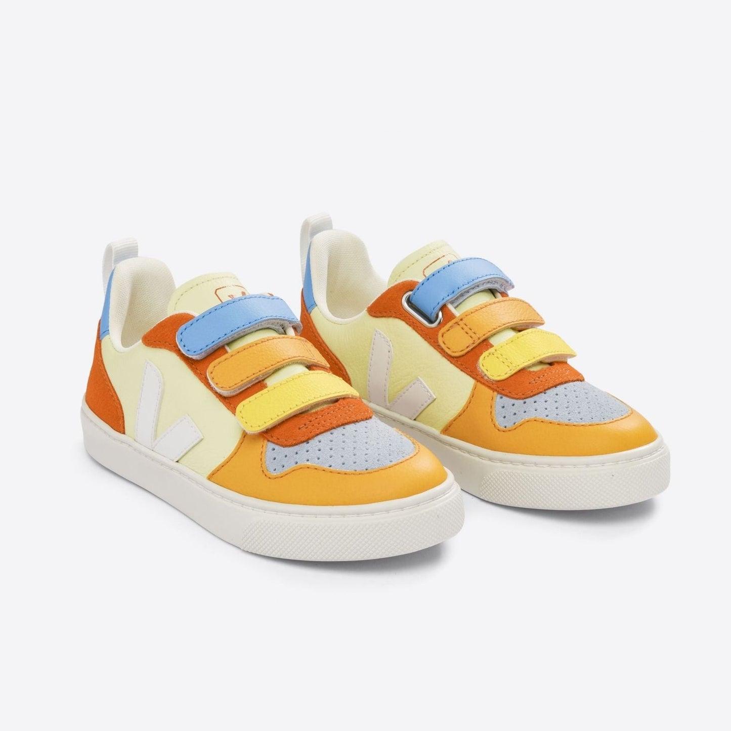 Veja Unisex Kid's V-10 Leather Multico Sun