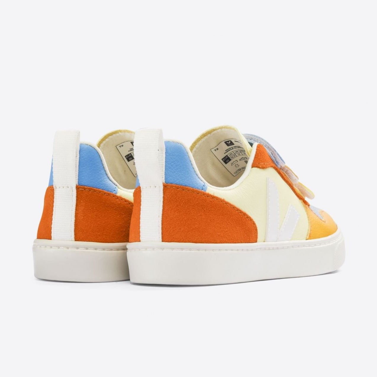 Veja Unisex Kid's V-10 Leather Multico Sun