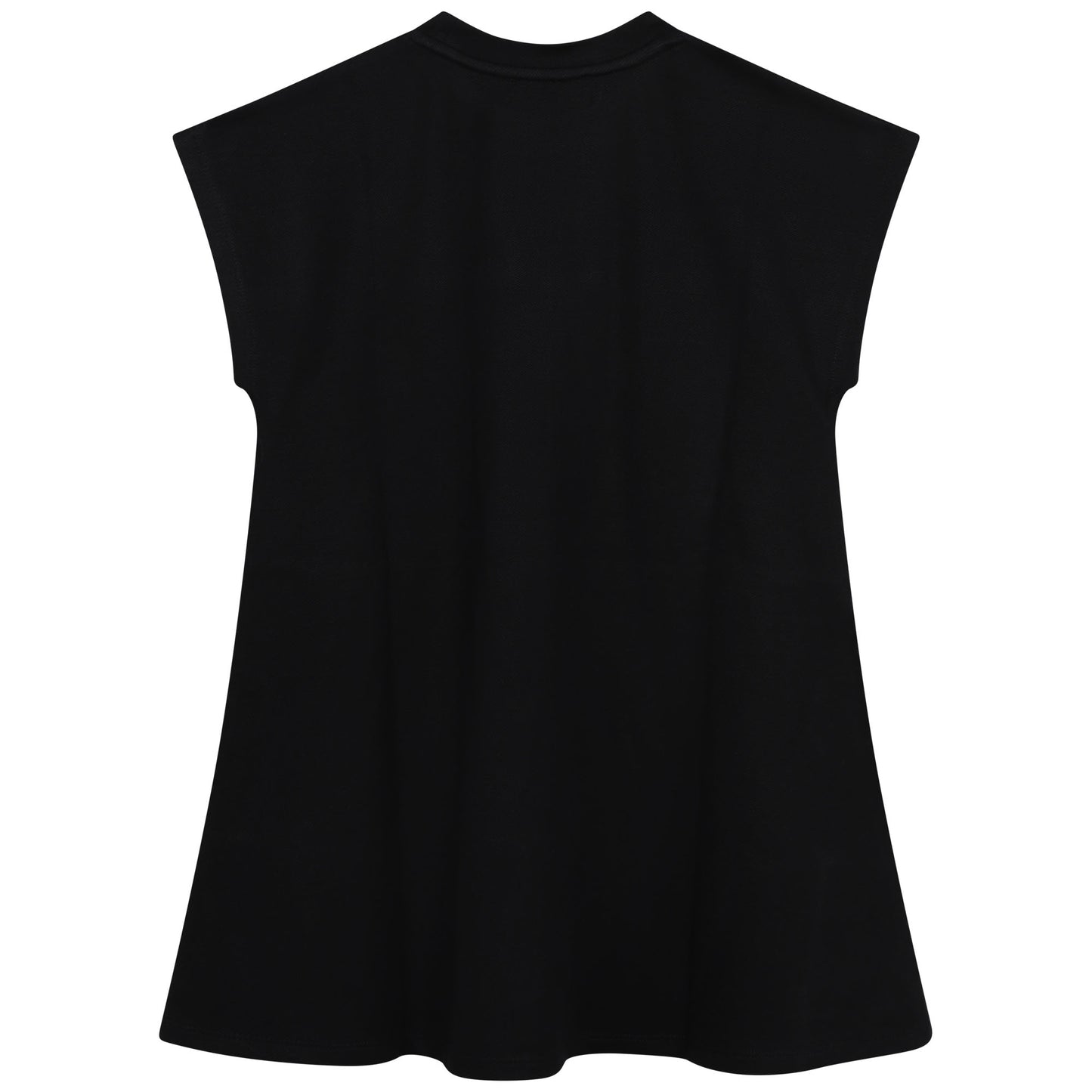 DKNY Girl's Black Short-Sleeve Logo Dress