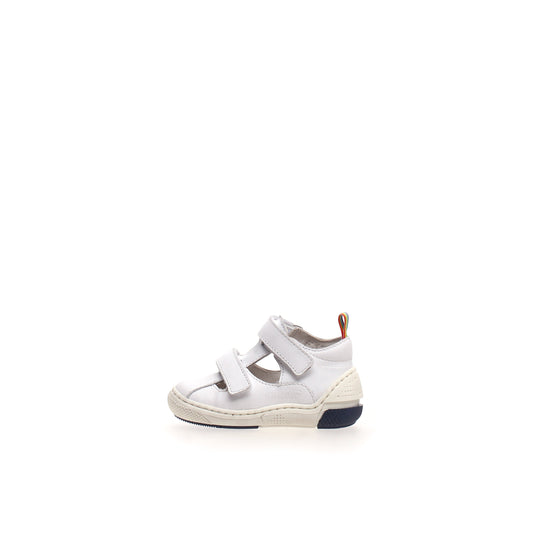 Falcotto Baby Boy's 'Skip' White Semi-Closed Sandals