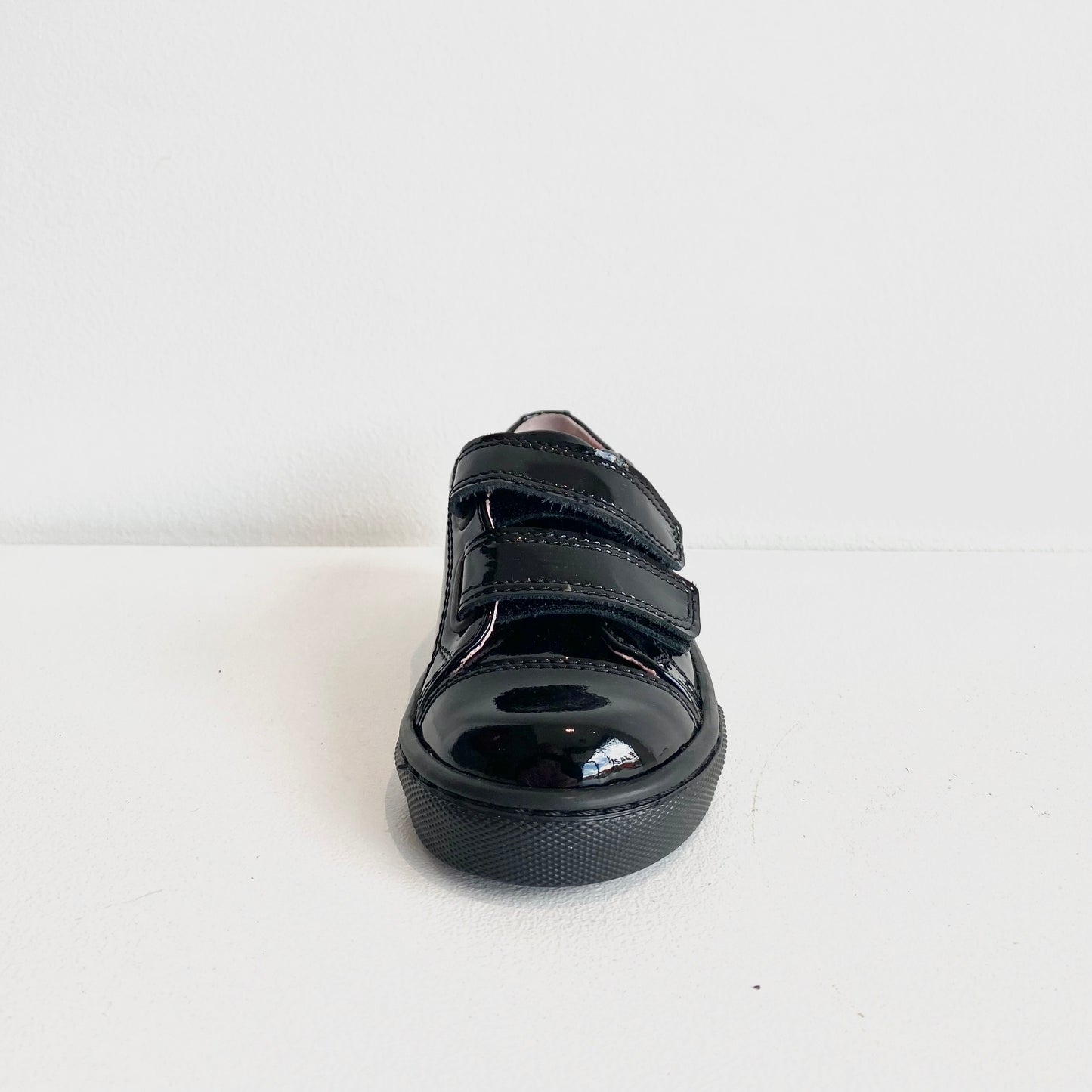 Petasil Girl's Black Patent Leather 'Palmira' School Shoes