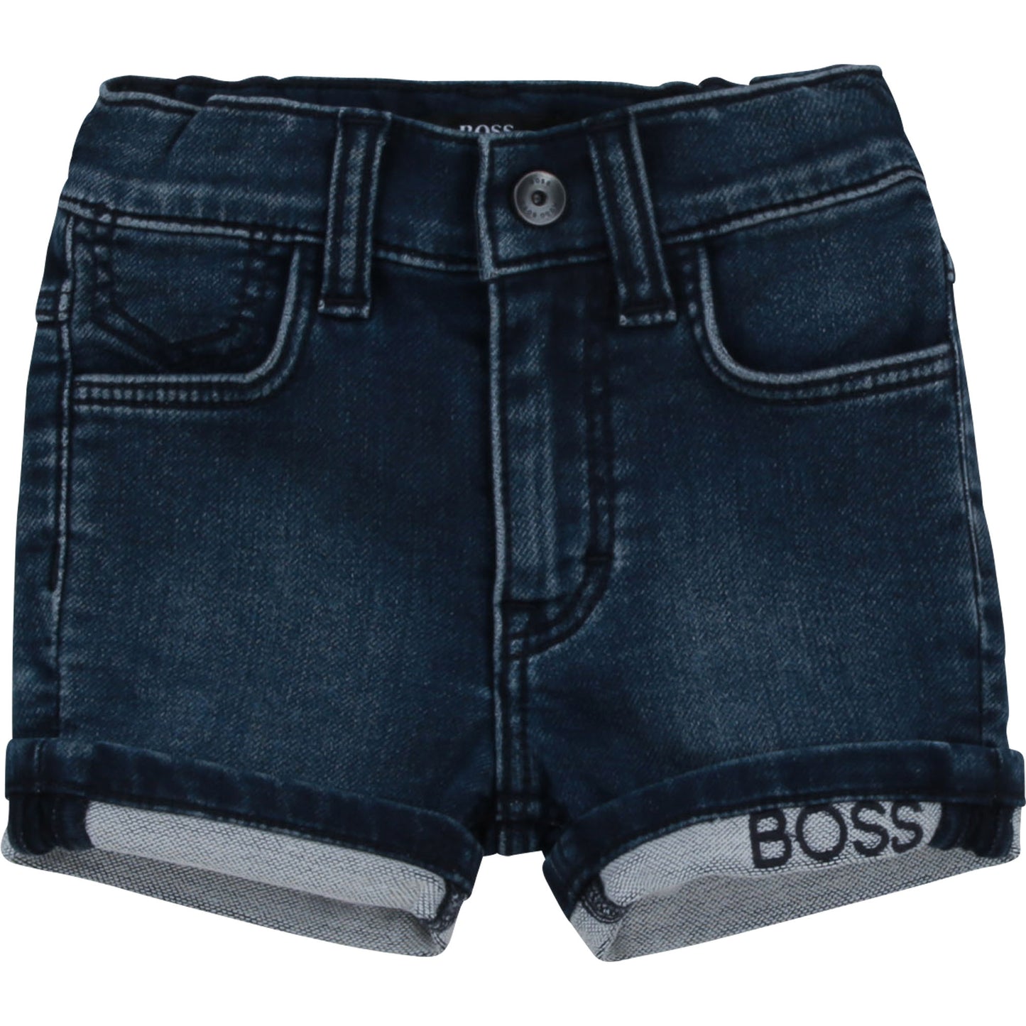 BOSS Baby Boy's Denim Fleece Bermuda Shorts