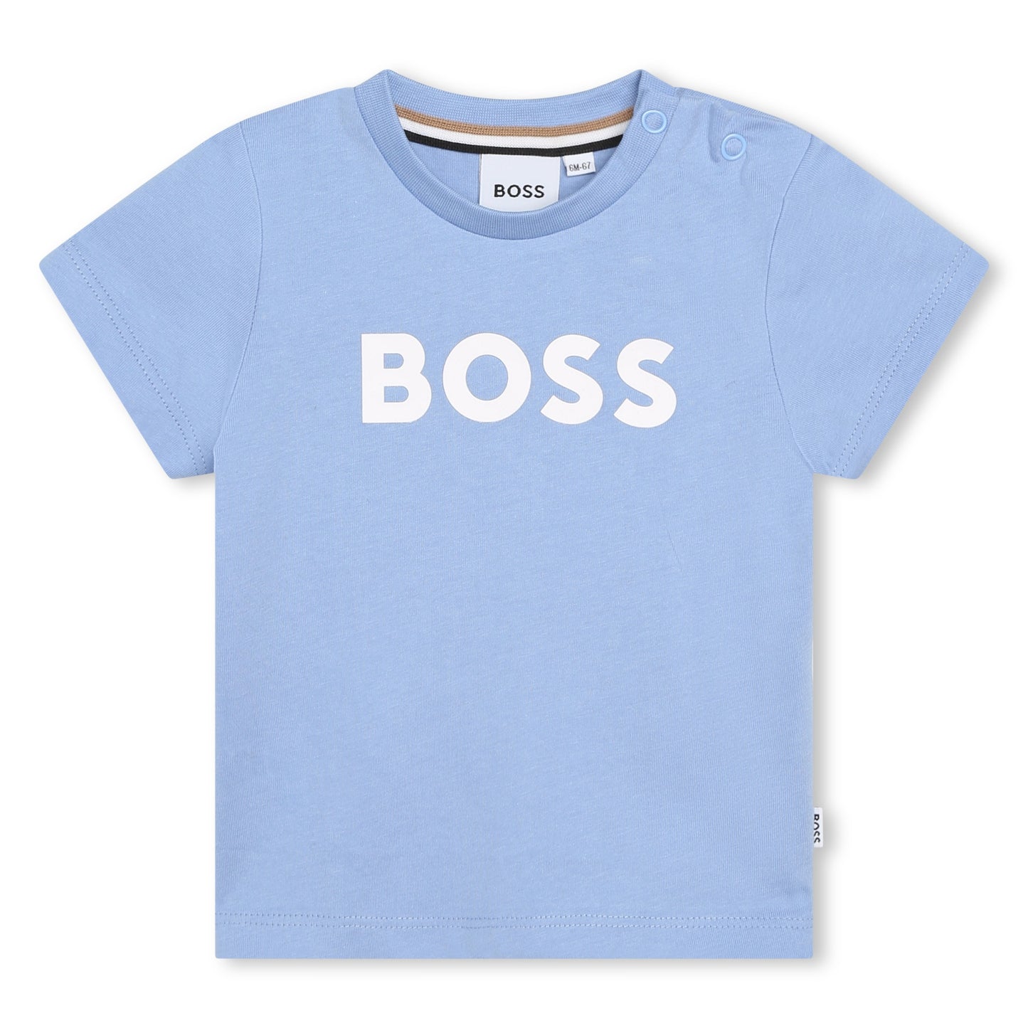 Hugo Boss Baby Boy's Pale Blue Logo T-Shirt