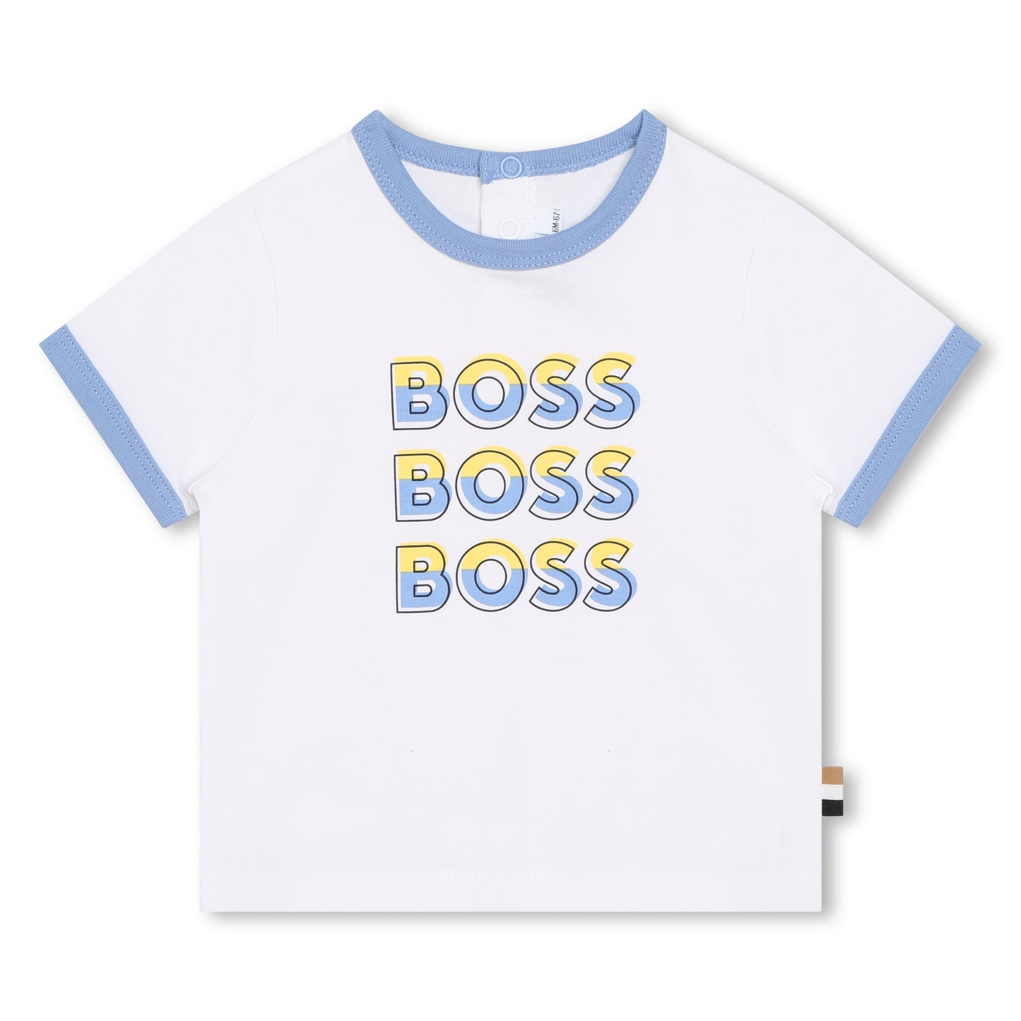 Hugo Boss Baby Boy's White Short-Sleeve Logo T-Shirt