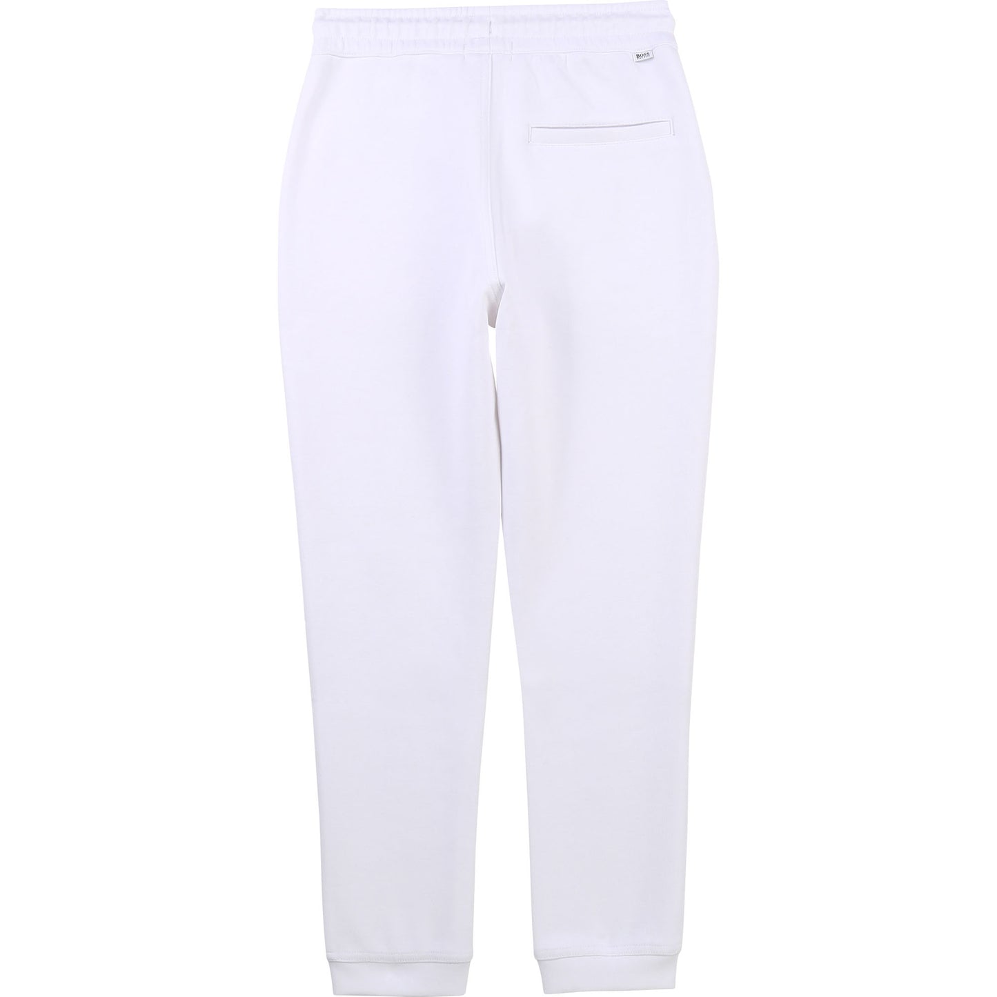 BOSS Boy's White Jersey Joggers