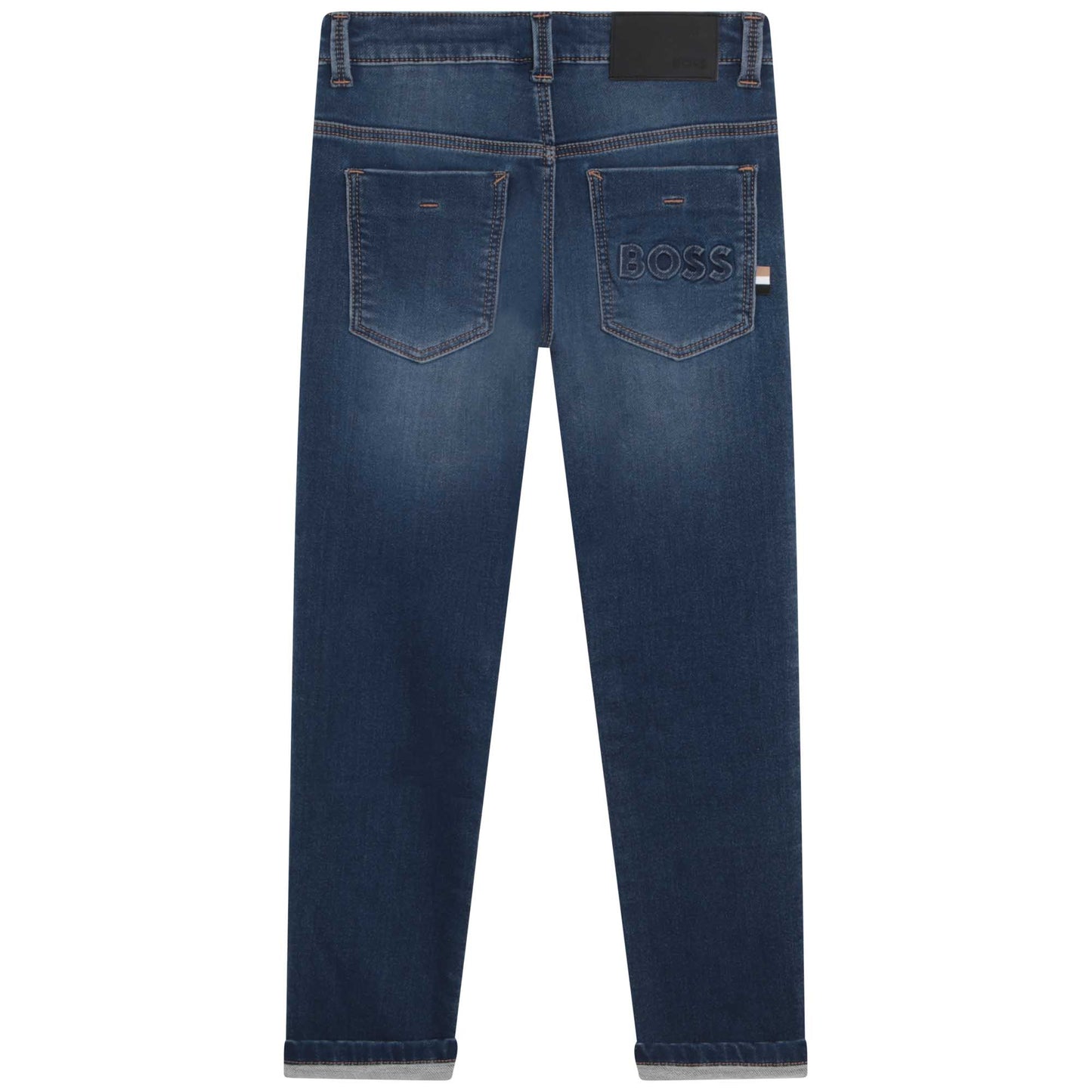 Hugo Boss Boy's Stone Pulverisation Denim Trousers