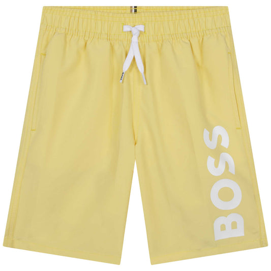 Hugo Boss Boy's Yellow Swim Shorts