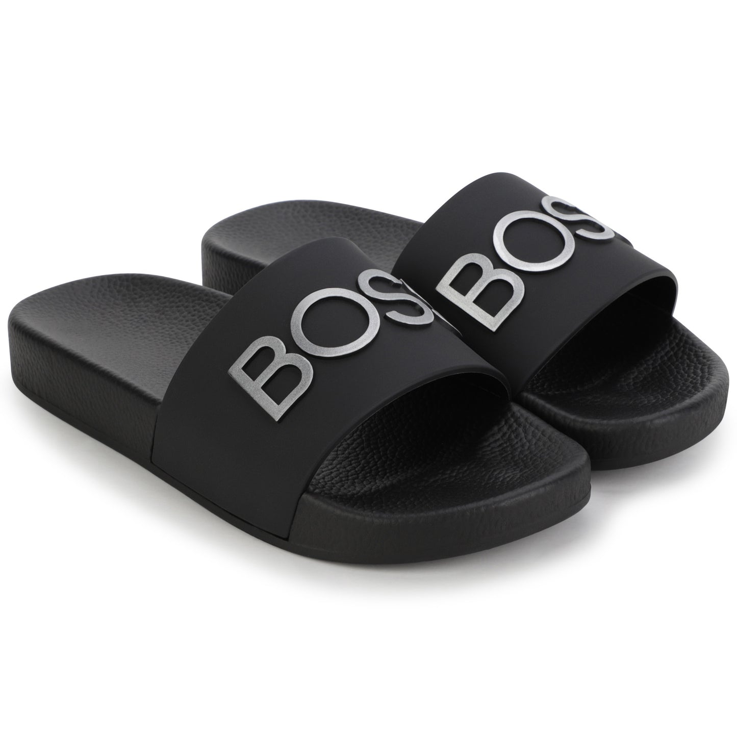Hugo Boss Boy's Black Lightweight Sliders
