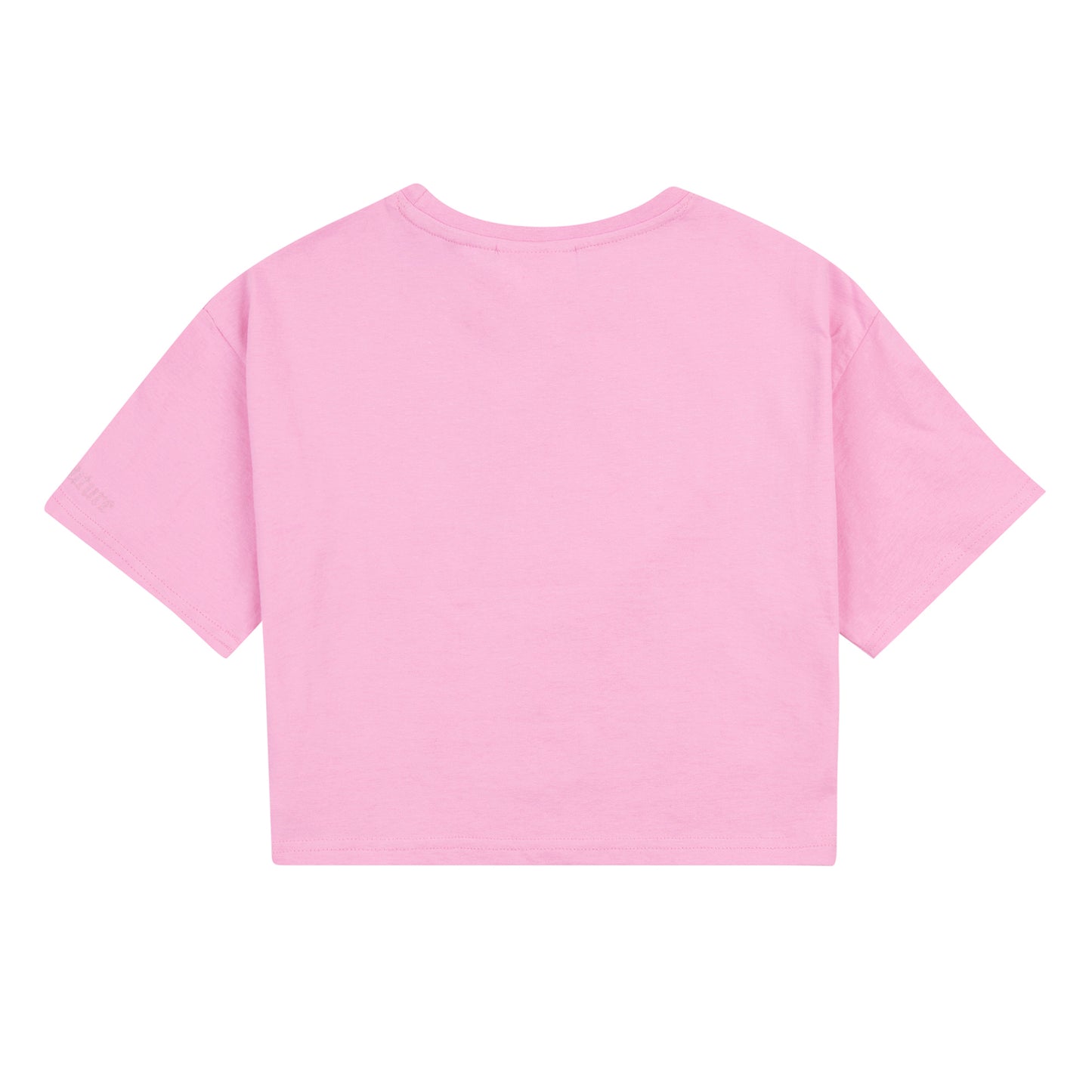 Juicy Couture Girl's Pink Cropped Print T-Shirt