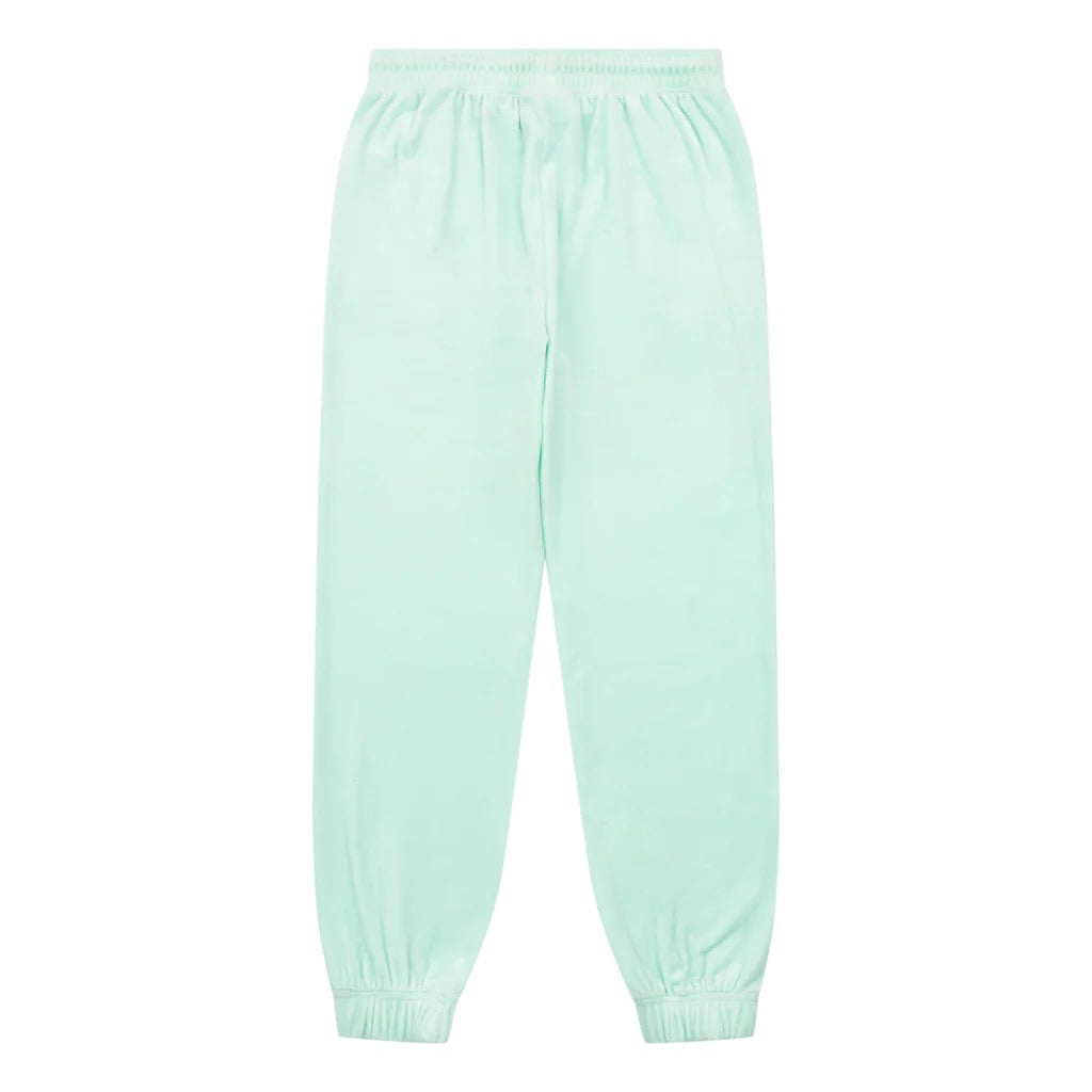 Juicy Couture Girl's Yucca Green Velour Diamanté Joggers