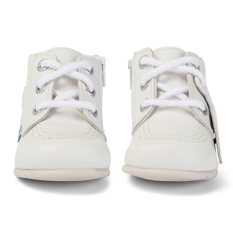 Kickers Baby Unisex Kick Hi Leather White