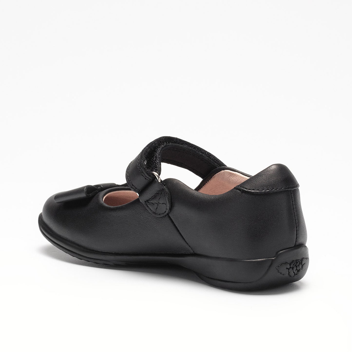 Lelli Kelly Black Leather Perrie School Dolly Shoes