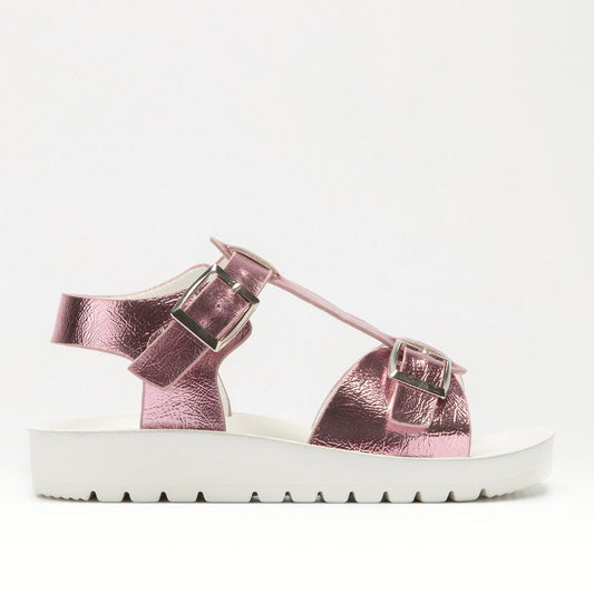 Lelli Kelly Girl's Rose Pink Metallic Agata Sandals