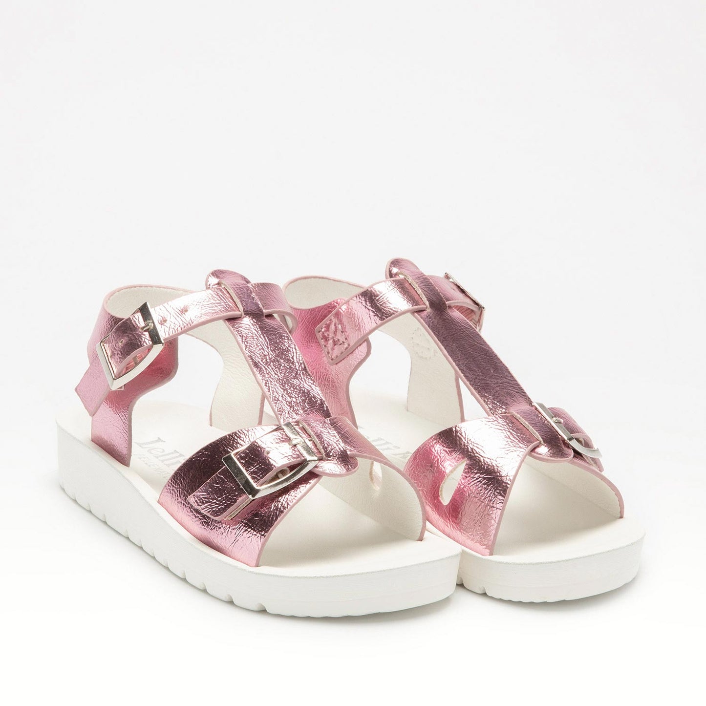 Lelli Kelly Girl's Rose Pink Metallic Agata Sandals