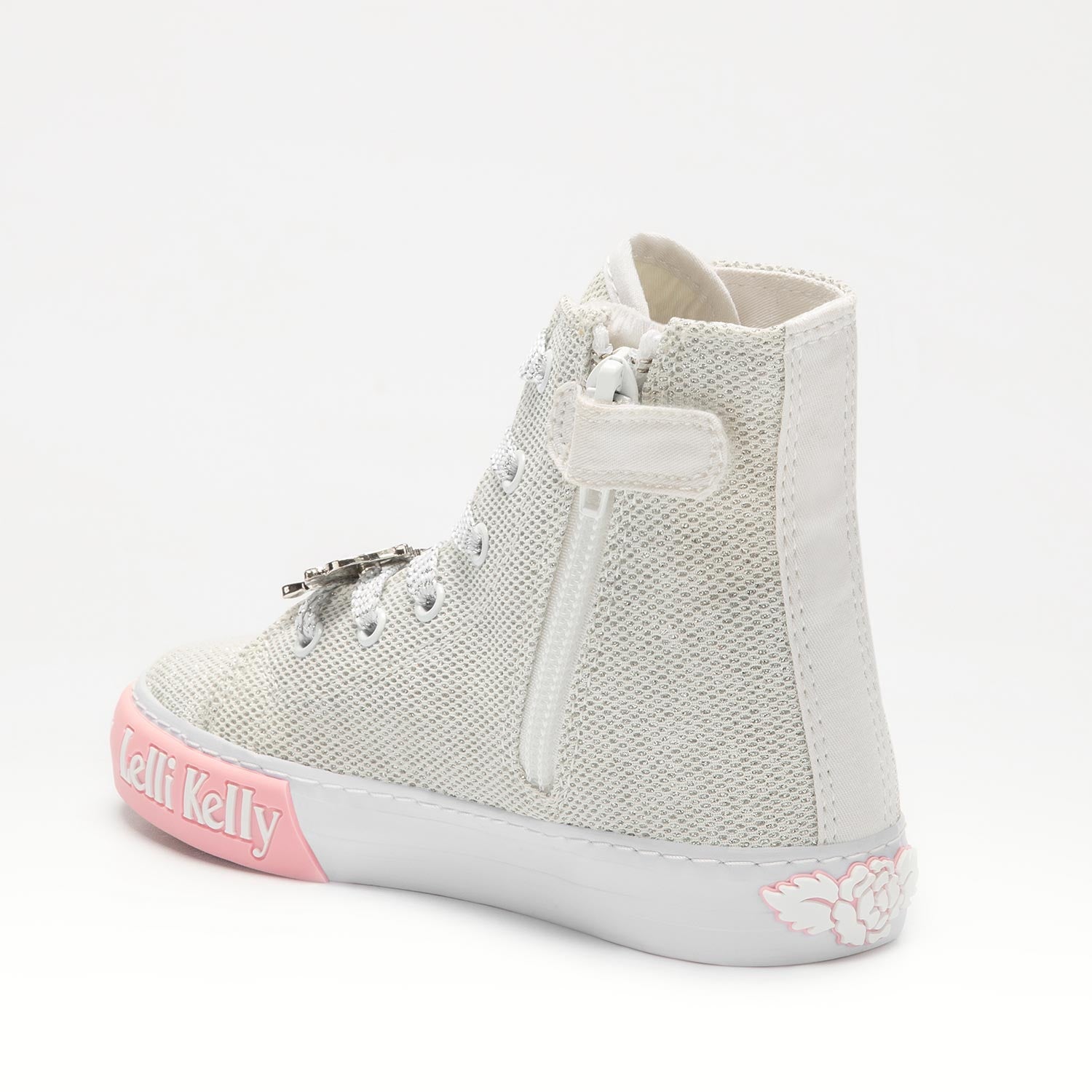 Lelli Kelly Girl's White-Silver Glitter Unicorn Wings Hi-Top Trainers –  Vanilla Junior