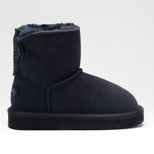 Lelli Kelly Girl's Blue 'Isabella' Fur Boots