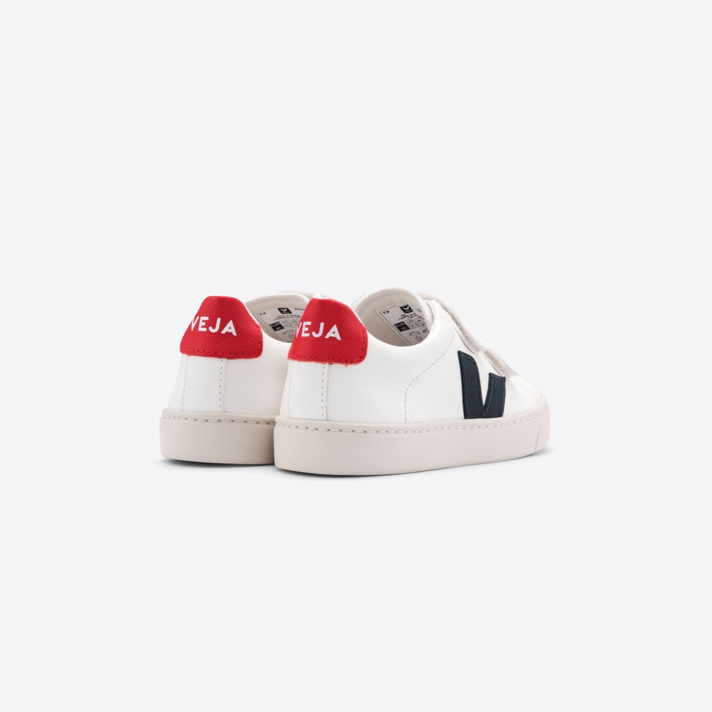 Veja Unisex White, Red & Blue Esplar Trainers