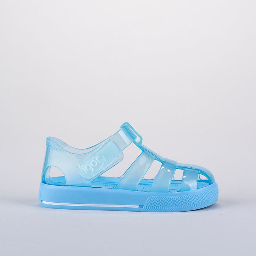 Igor Boy's Blue 'Star Brillo' Sandals