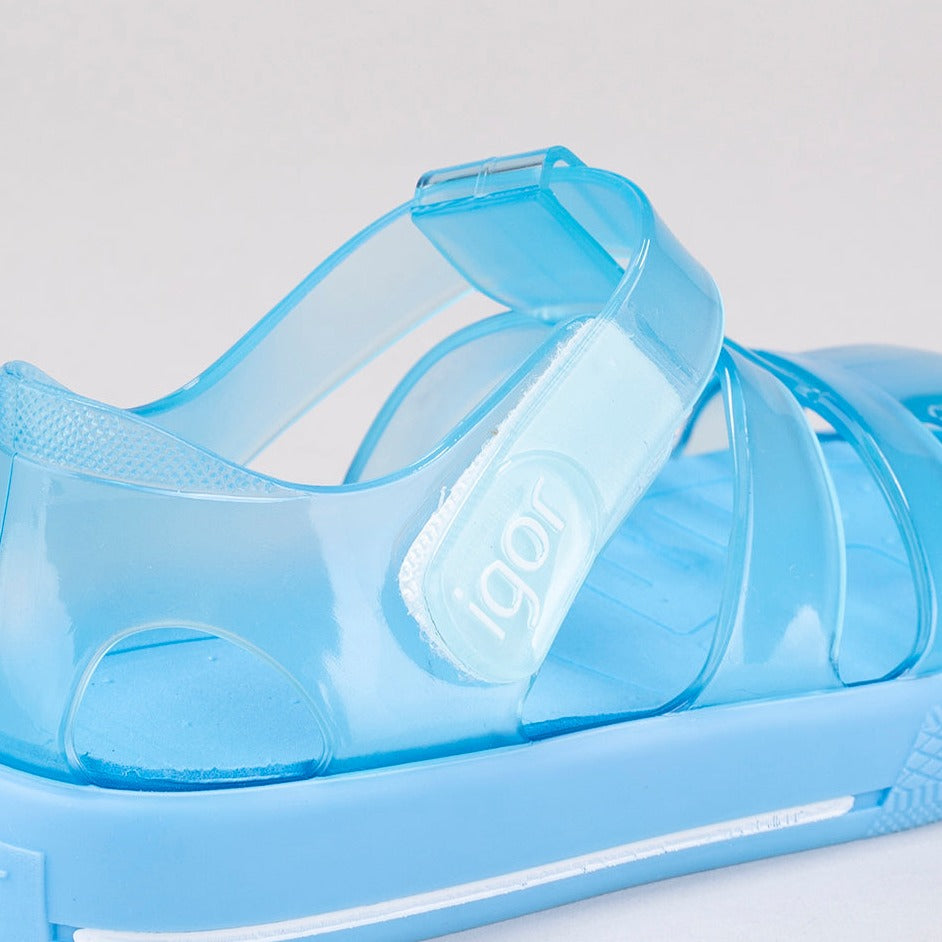 Igor Boy's Blue 'Star Brillo' Sandals