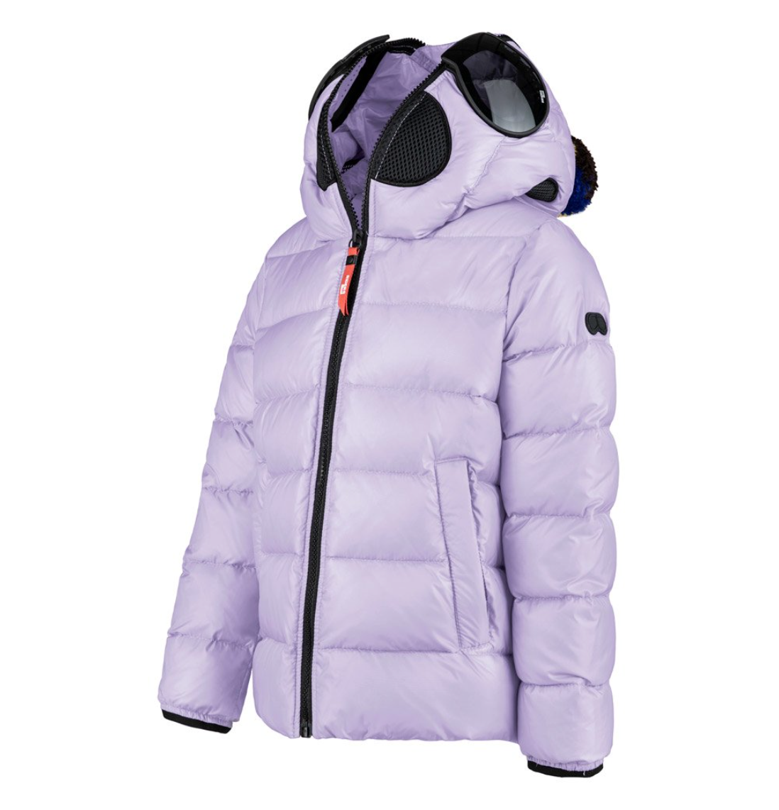 Ai Riders In The Storm Girl's Lilac Short Down Nylon Jacket