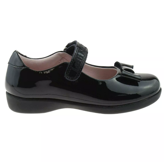 Lelli Kelly Girl's 'Perrie' Black Patent School SHoes (F Fitting)