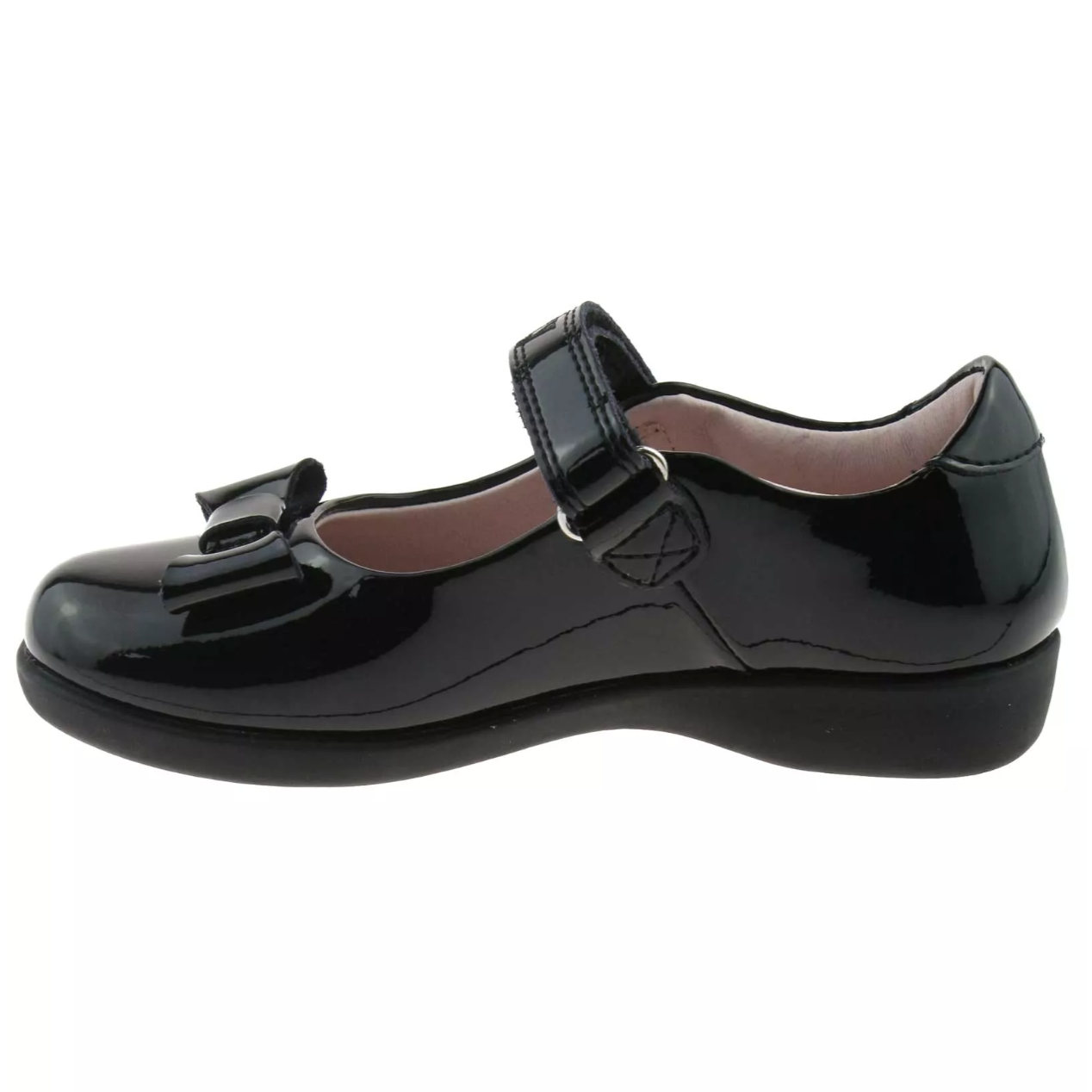 Lelli Kelly Girl's 'Perrie' Black Patent School SHoes (F Fitting)