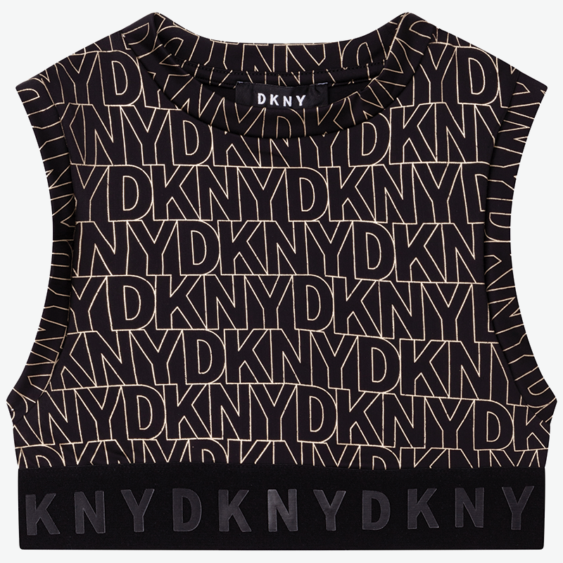 DKNY Black & Yellow Sports Bra