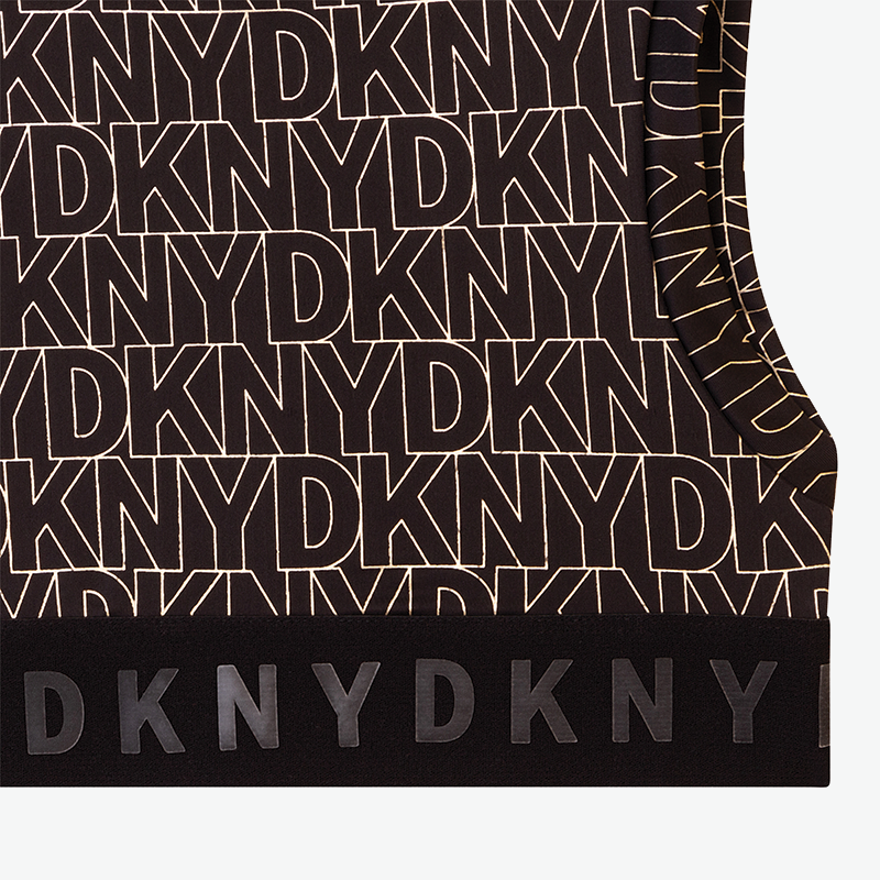 DKNY Black & Yellow Sports Bra