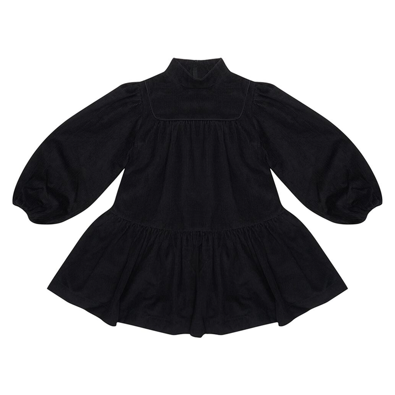 The Middle Daughter Girl’s Ant Black ‘Comfort Zone Dress’