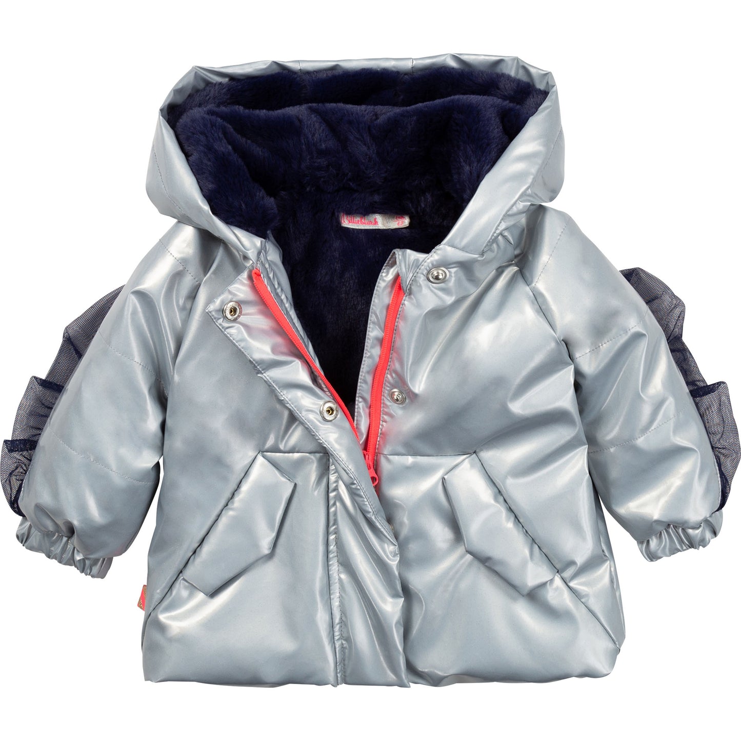 Billie Blush Baby Girl's Hooded Zipped Puffer Jacket