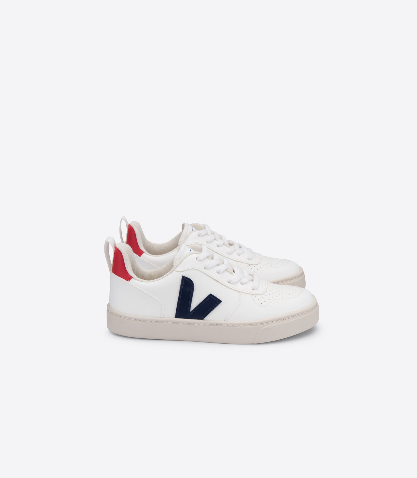 Veja Unisex Junior's V10 Cobalt & White Lace Trainers