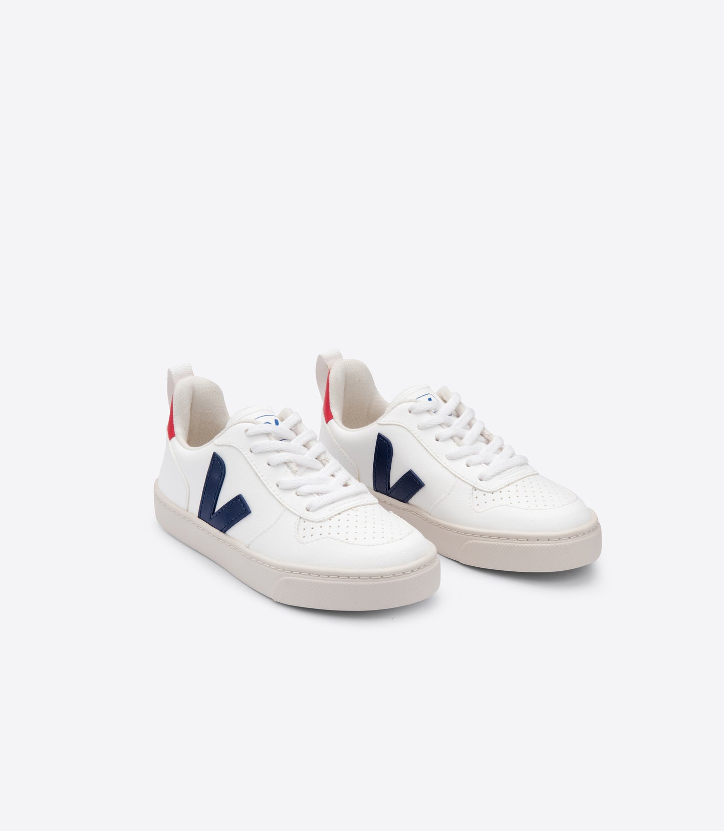 Veja Unisex Junior's V10 Cobalt & White Lace Trainers