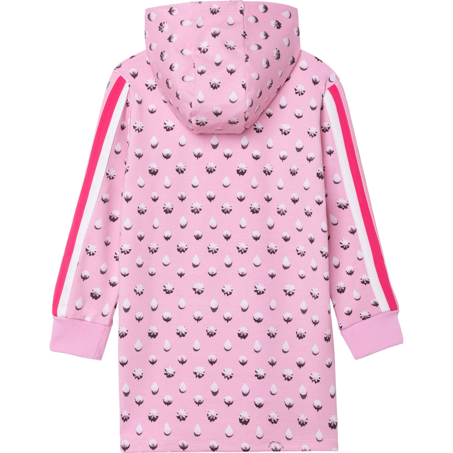 The Marc Jacobs Girl's Pink Zip Collar Hooded Dress