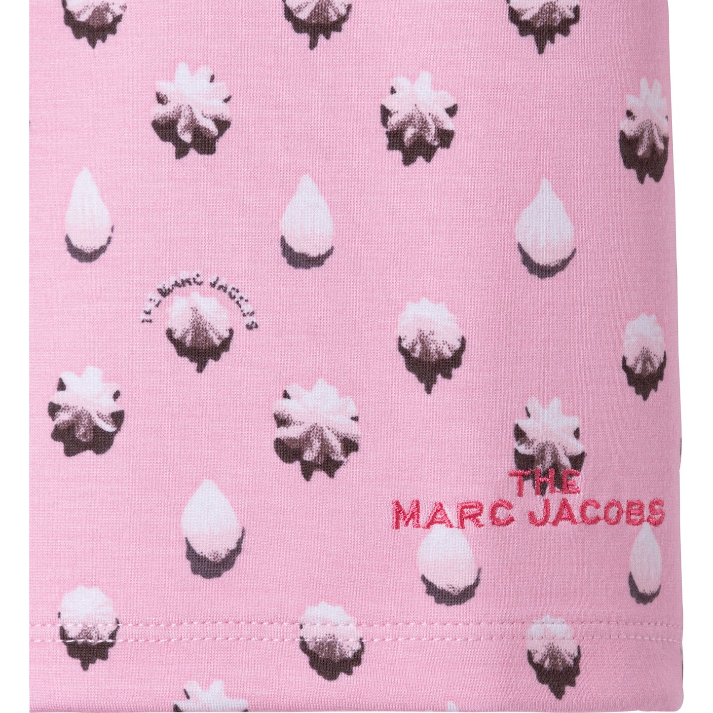 The Marc Jacobs Girl's Pink Zip Collar Hooded Dress