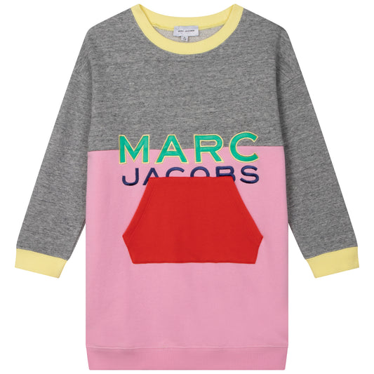 Marc Jacobs Girl's Long Sleeve Terry Multicolor Dress