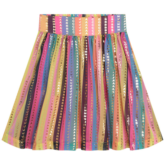 Marc Jacobs Girl's Multicoloured Striped Skater Skirt