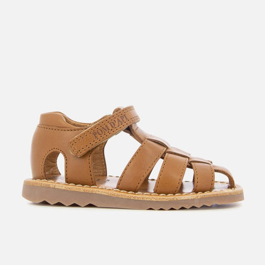 Pom D Api Boy's Camel Waff Papy Sandals