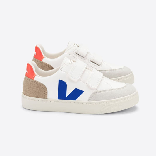 Veja Unisex V-12 Leather White Multico Miel Trainers