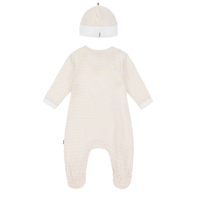 Hugo Boss Baby Boy's Stone Hat & All-In-One