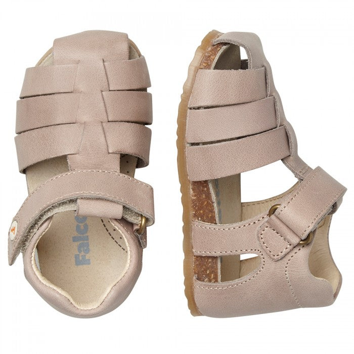 Falcotto Baby Girl's Taupe Alby Sandals
