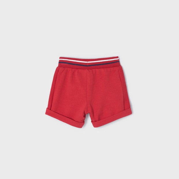 Mayoral Baby Boy's Red Fleece Shorts