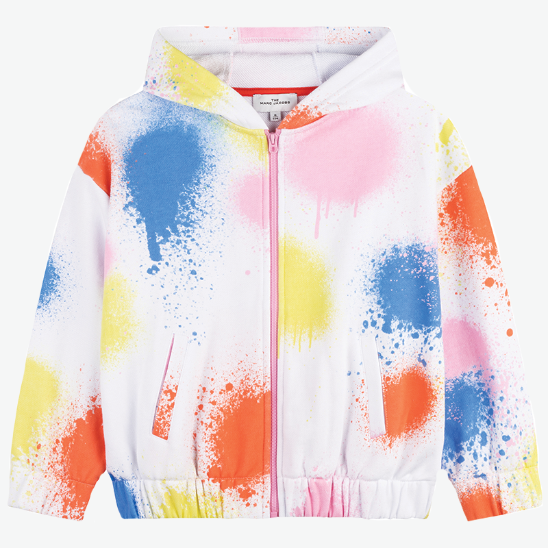 The Marc Jacobs Splattered Print Fleece Hoodie