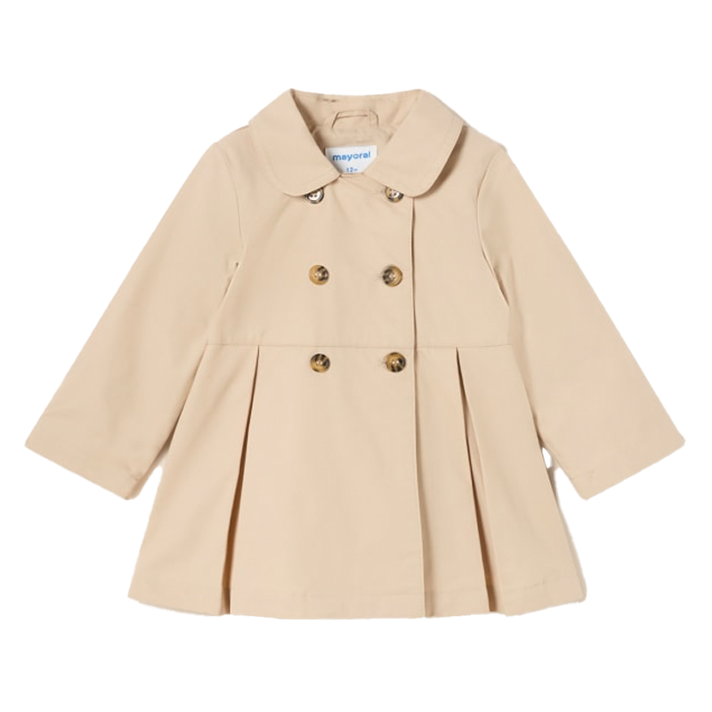 Mayoral Baby Girl's Almond Trench Coat