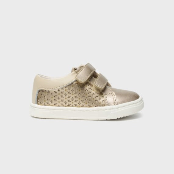 Mayoral Baby Girl's Gold-Beige Detailed Trainers