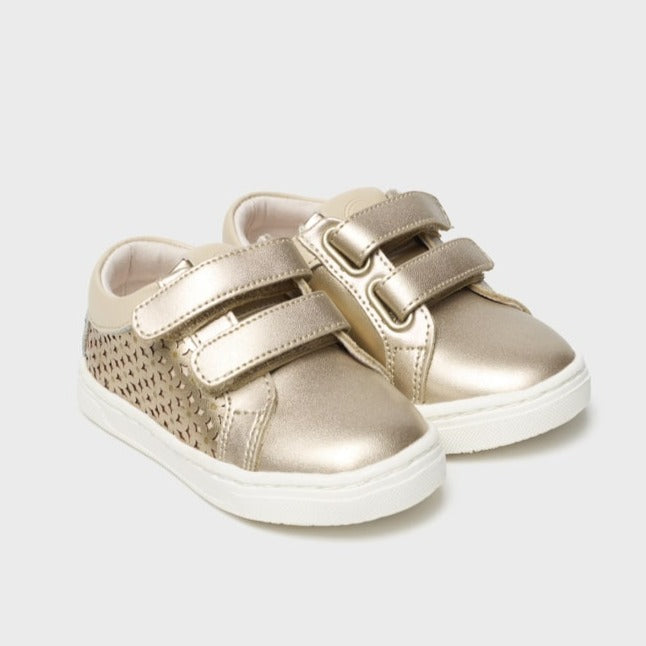 Mayoral Baby Girl's Gold-Beige Detailed Trainers