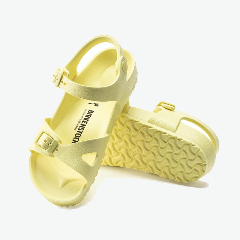 Birkenstock Unisex Popcorn Yellow Rio Eva Sandals