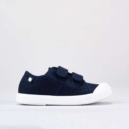 Igor Boy's Navy 'Berri' Velcro Tennis Shoes