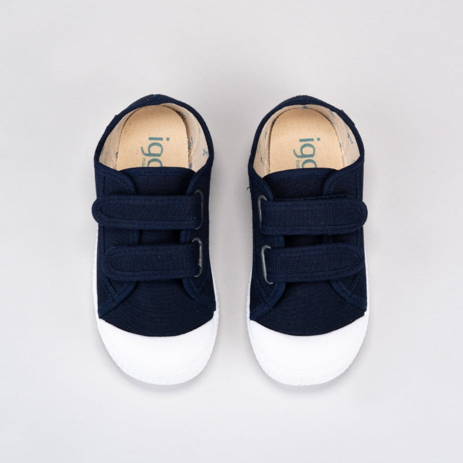 Igor Boy's Navy 'Berri' Velcro Tennis Shoes