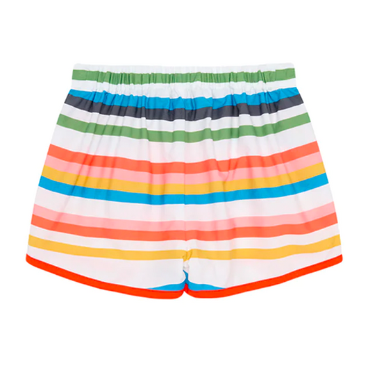 The Middle Daughter Girl's Multi-Stripe 'Shortlist' Shorts